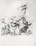 Francisco Goya Drawing for plate 190 oil painting on canvas